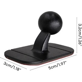 Black Car Dashboard Mount 17mm Ball Head Cellphone Magnetic Mount Anti-Shedding ，Car Cellphone Holder Dashboard Mount 17mm Ball Head Magnetic Stand Phone Holder Rotatable Support Stand，Bracket Phone