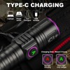 ULTRAFIRE Powerful 365nm UV Flashlight - Rechargeable LED Blacklight, Multi-Functional
