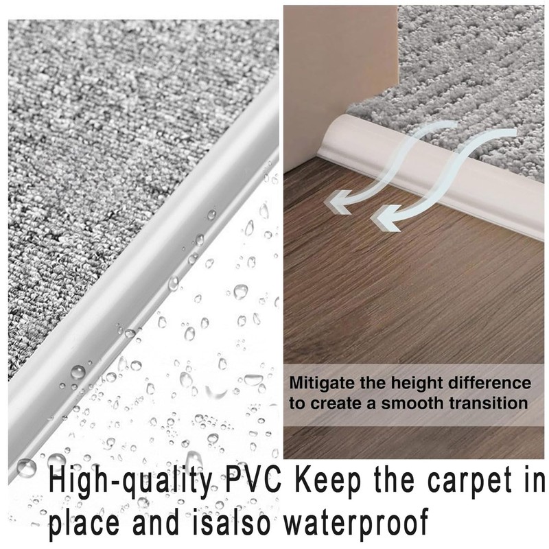 Carpet to Tile Transition Strip, Flexible Carpet Edging from Carpet
