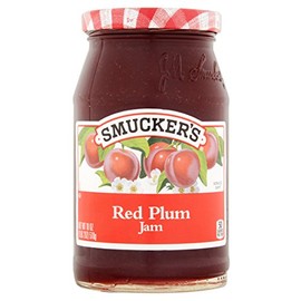 Smuckers Red Plum Jam, 18 Ounce (Pack of 12)