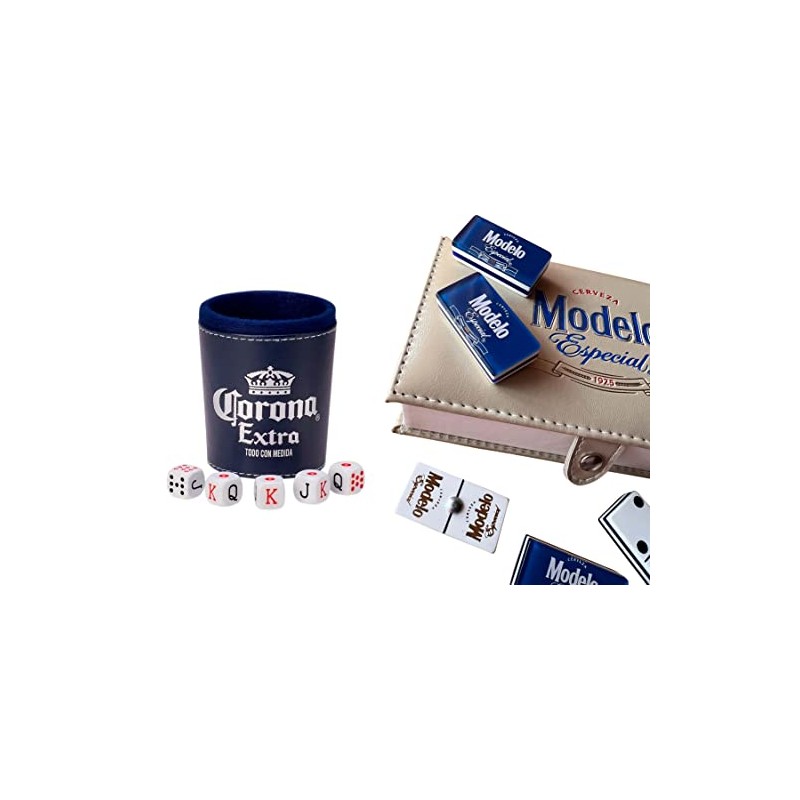 Domino Profesional Modelo Especial + Cubilete Corona Extra