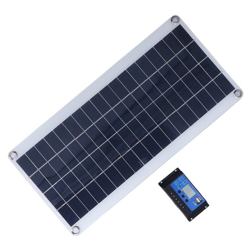 8W Monocrystalline Silicon Solar Panels with 10A Controller Portable Solar