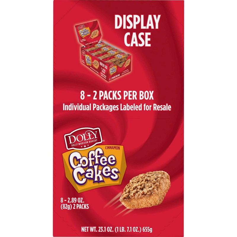 Dolly Madison Coffee Cakes | 2.89 Oz | 8 Count