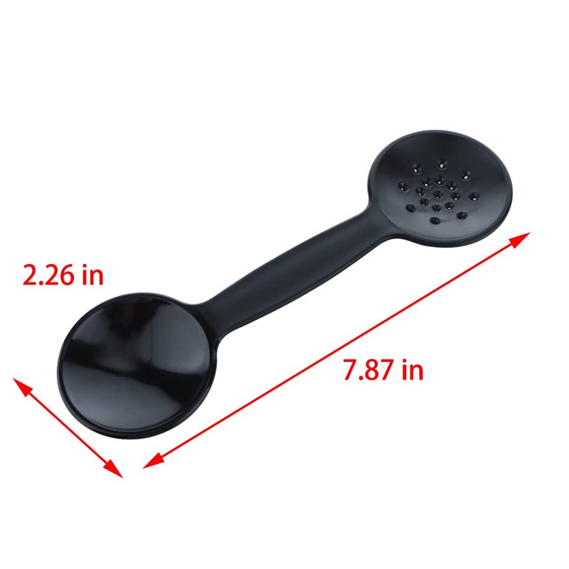 2 Pcs Dual-use Black Handheld Eye Occluder Plastic Vision Optics