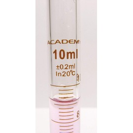 GLASS MEASURING CYLINDER (GRADUATED BOROSILICATE GLASS) 10ML