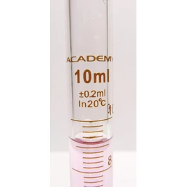 GLASS MEASURING CYLINDER (GRADUATED BOROSILICATE GLASS) 10ML