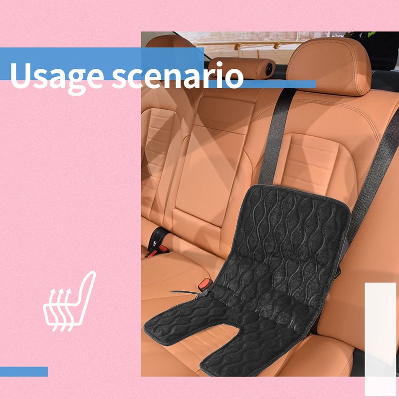 Car Baby Heated Seat Cover Heater Cushion USB Warmer Pad