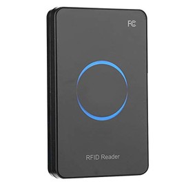 RF UHF RFID Card Reader Writer, 915Mhz RFID Reader Writer con Pantalla LED Smart Contactless USB Interface Lector de Tarjetas de Identificación, Plug and Play