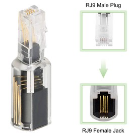 DKARDU Desenredador de cables de teléfono, 4 unidades antienredos, adaptador giratorio, cable de resorte en espiral de 360 grados