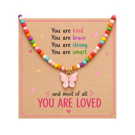 Kidbbi Necklace for Little Girl Kids Jewelry 5 7 6 8 Year Old Birthday Gift