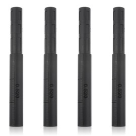 JIYIN 0.52" Golf Club Shaft Extension, Black Carbon Fiber Golf Shaft Extender Rod Club Shaft Extension Golf Wood Accessories for Putter Iron Golf Club Shafts