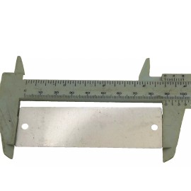 Damon 304 S/S  Name Plate 3 1/2 long 1 /16 high  0.035 Thick Blank New Lot /100