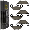 Caltric Front and Rear Brake Pads for Polaris Scrambler 850