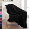 PAVILIA Fluffy Sherpa Throw Blanket for Couch Sofa | Plush