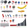 496 Pcs Technical Parts Building Blocks Gears Axle Pin Connector