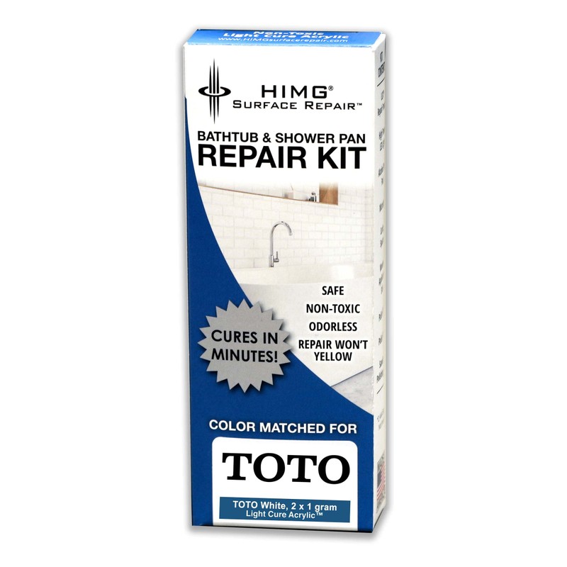 HIMG Bathtub and Shower Pan Repair Kit Compatible with Toto