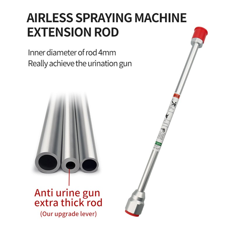 Airless Paint Sprayer Spray Gun Tip Extension Pole Rod Airless