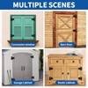 TamBee Black Gate Hinges Shed Hinges Heavy Duty Gate Hinges