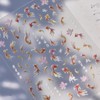 GlamRays Goldfish Nail Art Stickers Sparkling Koi Fish Nail Stickers
