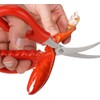 Calary 4Pcs Seafood Scissors Crab Scissors Seafood Shears Multifunctional Crab