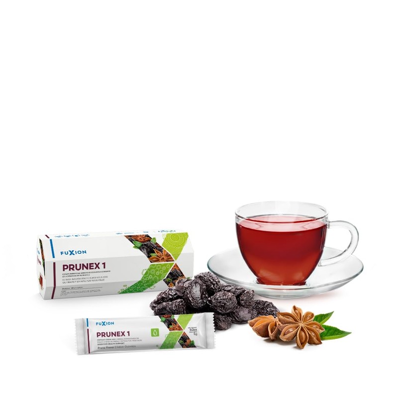 Prunex 1 Tea powder, plum flavor for colon cleansing and