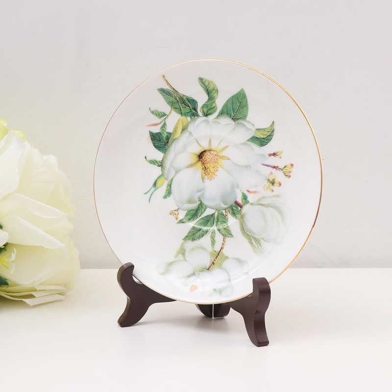 Display Stand for Tea Cakes and Plates Curved Plate Rack