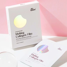 Air Queen Melting Collagen Film 14 Sheets Forehead Under Eyes Nasolabial Wrinkle Eye Patch / 에어퀸 멜팅 콜라겐 필름 14매 이마 눈밑 눈가 팔자주름 아이패치