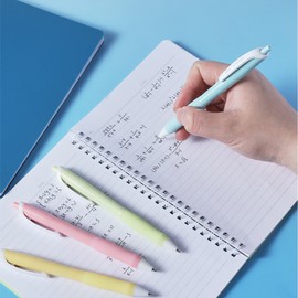 Delhi Recycle Lone Green Deli Knock Type Soft Dakku Gel Pen 0.5mm EG60E Mixed Colors / 리사이클 론그린 델리 노크식 부드러운 다꾸 젤펜 0.5mm EG60E 혼합색상