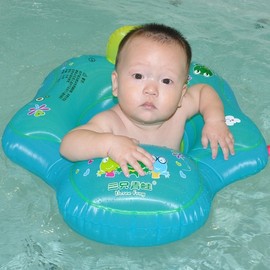 Frog Marie Baby Swim Ring T-shaped Seat Float lf326 Free Size / 56 Allure Blue T-shaped Seat Large 2-6 Years 3ea