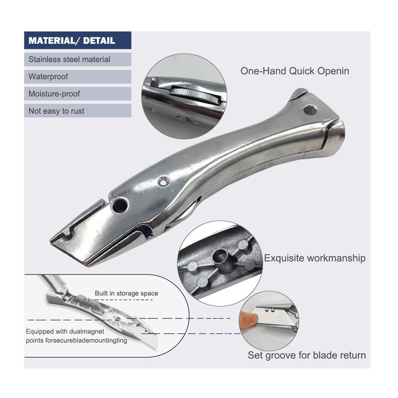 Dolphin Shaped Stainless Steel Knife Dolphin PVC Zinc-aluminum Alloy Handle