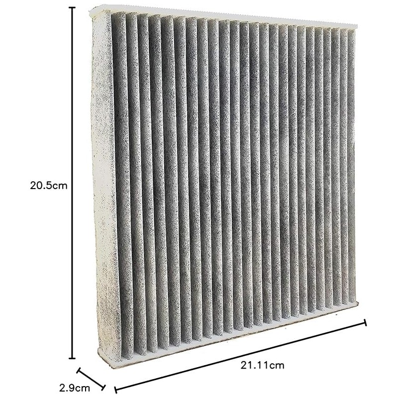 JT182 Cabin air filter for Honda Civic,CR-V,CR-Z,Fit,HR-V,Insight,Replace CF11182,CP182,80292-TF0-G01 (Activated Carbon,2