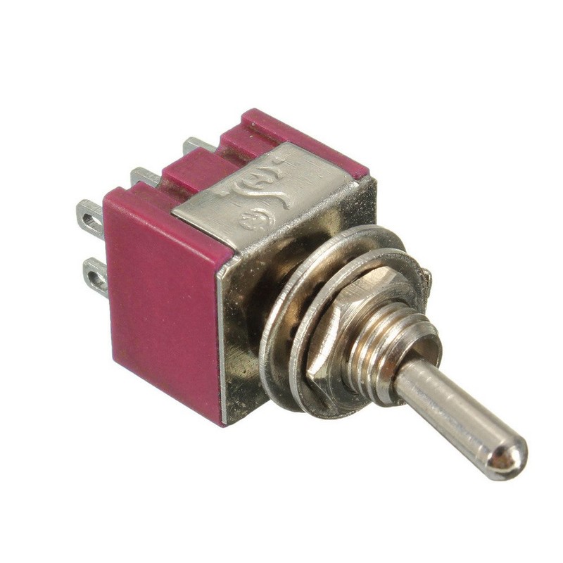 E Support 10 x On/Off/On Mini Miniature Toggle Switch Dash