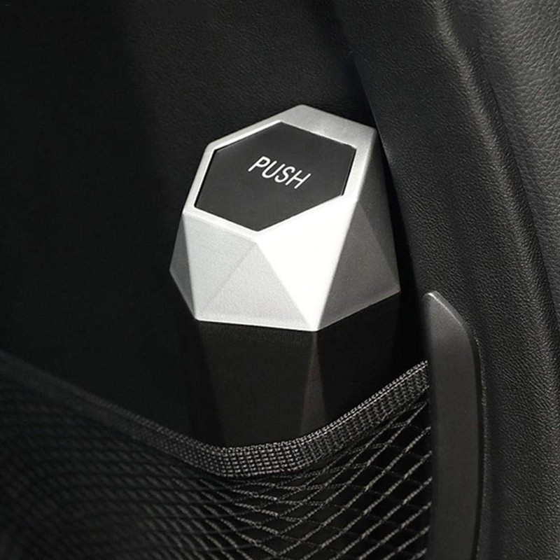 LILOVE Car Rubbish Bin Eco-friendly Plastic Car Trash Can With