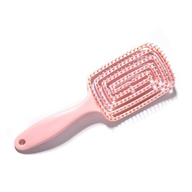 Cepillo de Pelo Curvado con Ventilación con Fácil Desenredar, Peine para Desenredar el Cabello con Masaje del Cuero Cabelludo, Cepillo de Peinado Curvado con