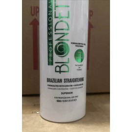 BLONDETTE Brazilian Straightening Formulate  formaldehyde free treatment + Avocado Oil