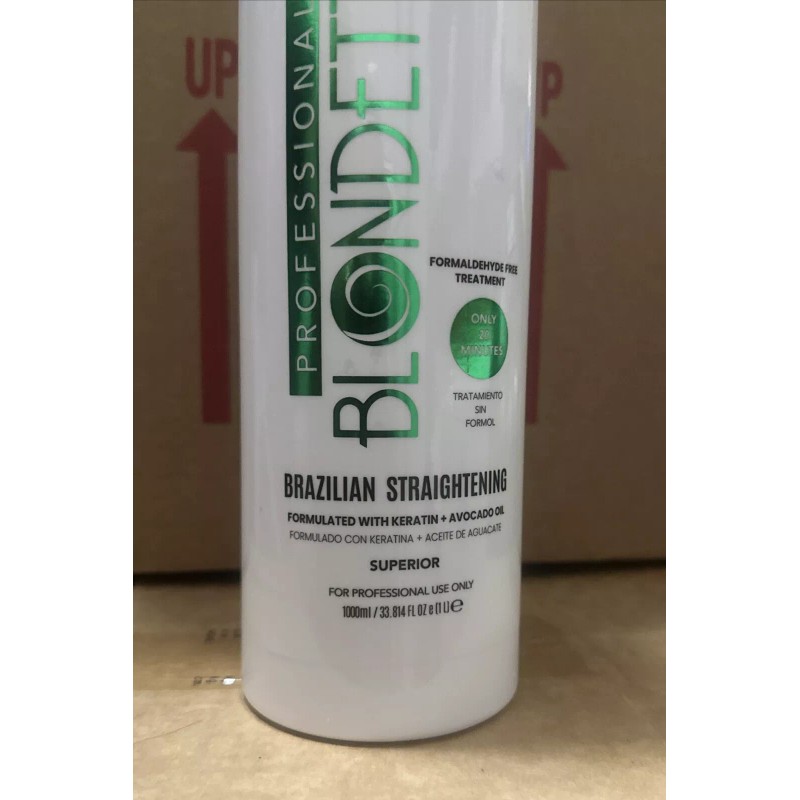 BLONDETTE Brazilian Straightening Formulate formaldehyde free treatment + Avocado Oil