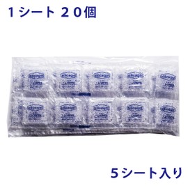 Silica Gel Sheet Type Desiccant for Commercial Use 1 Case (250 Sheets) [0.3 oz (1 g) x 20 Pieces x 5 Sheets] 3.5 oz (100 g) / Domestic Product, Silica Gel, Food Use, Dry Flowers, Commercial Use,