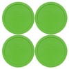 Pyrex 7402-PC Green Round 6/7 Cup Plastic Storage Lid, Made