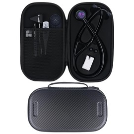 Littman Exclusive Premium Stethoscope Case, Black, Carbon