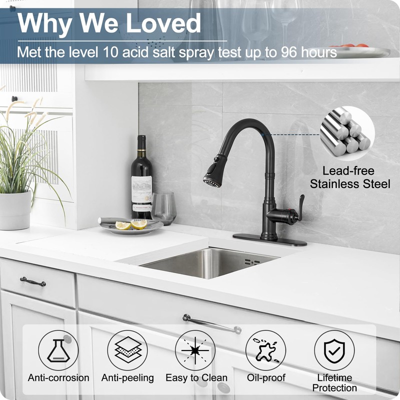 HOIGY Oil Rubbed Bronze Bar Sink Faucet Single Hole or