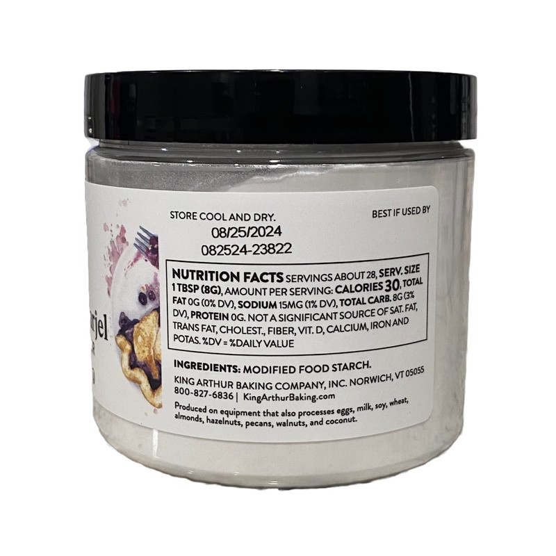 King Arthur Instant Clearjel Pie Thickener 8oz, White, 1