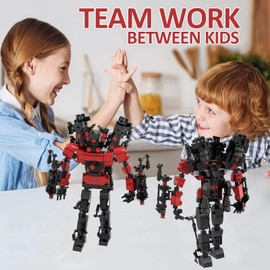 Huncdfe - Bloques de inodoro para TV, juguetes de bloques de construcción imaginativos, bloques de construcción de construcción, bloques de construcción de cumpleaños para adultos y niños, 575 piezas