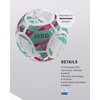JAKO Glory Play Ball, White/Ruby Red/Cool Grey, 5