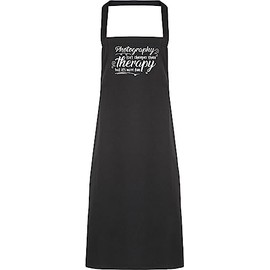 Hippowarehouse Photography isn't cheaper than therapy but it's more fun Apron kitchen cooking painting DIY onesize adult
