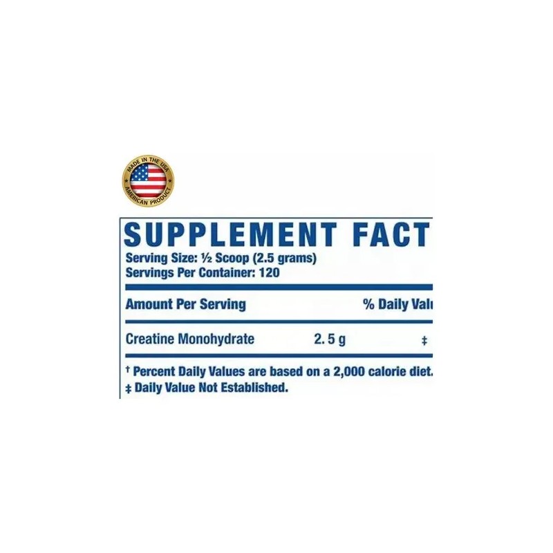 Suplemento en polvo Ronnie Coleman Creatine XS creatina monohidratada en