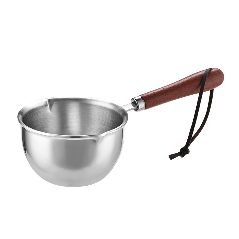 Oil Heating Pot Triple Layer Stainless Steel Uniform Heating Mini