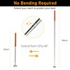NEOCLICK Telescoping Magnetic Sweeper Pickup Tool, 40” Extendable Magnet Stick