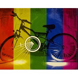 Brightz GoBrightz LED Bike Frame Light, Color Morphing - LED Bike Frame Light for Night Riding - 4 Modes for Flashing or Constant Glow - Safety Light Bike Accessories for Kids, Boys, Girls & Adults