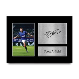 HWC Trading A4 SCOTT ARFIELD RANGERS GIFTS PRINTED AUTOGRAPH PICTURE SIGNED
