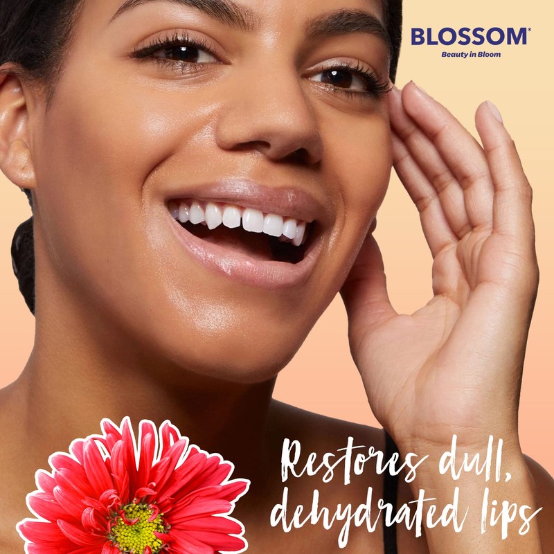 Blossom Scented Moisturizing and Hydrating Shimmer Sparkle Lip Oil, Infused